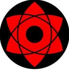 Eternal Magenkyo Circle Lens Cosplay Vermelha Sasuke