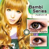 Princess Mimi Apple Green GEO Circle Lens Lente de Contato Verde Bambi Series