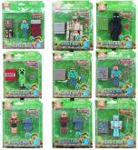 ♦ Minecraft 9 Pacotes Completo 7cm Frete Grátis Action Figure